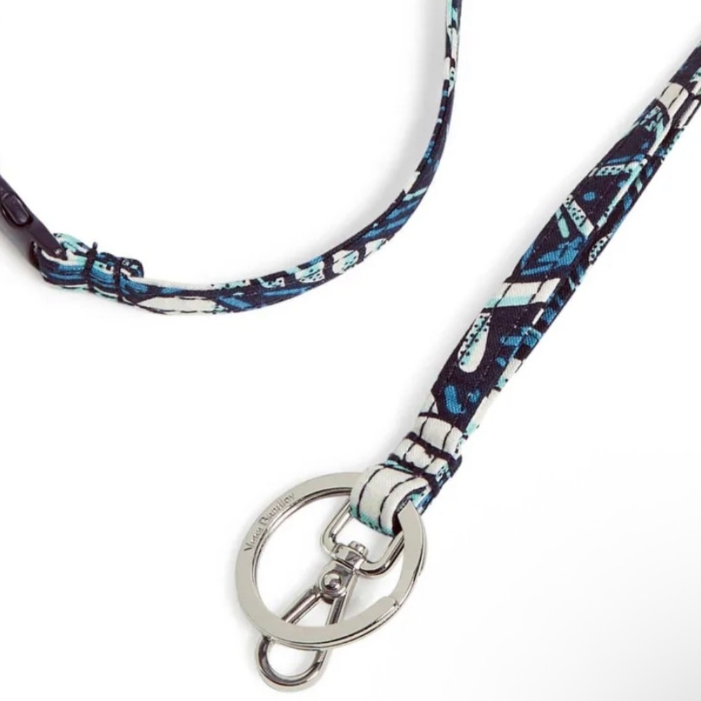 🌊🐚VERA BRADLEY🌊🐚Shore Enough Breakaway Lanyard in Cotton/NWT